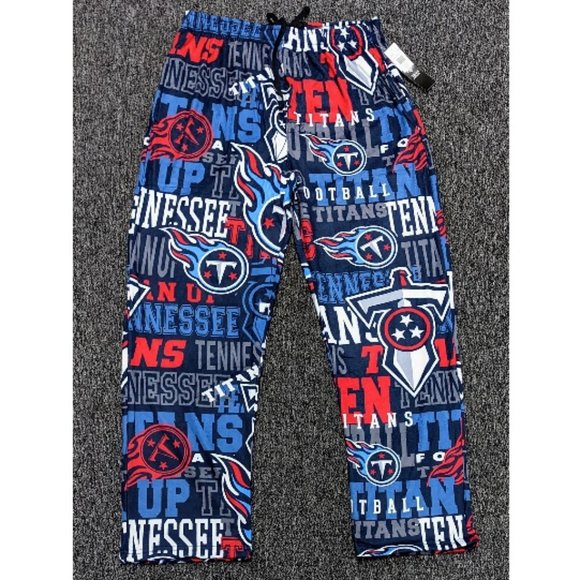 🆕🏈 TENNESSEE TITANS ALL OVER BIG PRINT (WINDFALL) LOUNGING PANTS - NFL - MEN - Picture 1 of 1